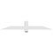 Ekena Millwork Eugene Architectural Grade PVC Gable Bracket, 60"W x 10"H x 4"D x 4"F, 4/12 Pitch GBP060X10X0404EUG00 - alternate 3